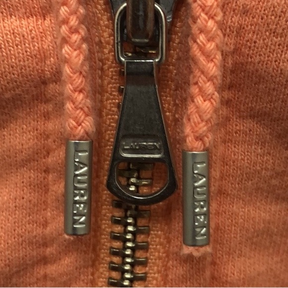 Lauren Jeans Co. Ralph Lauren Zip Up Hooded Sweatshirt |Medium Petite - Picture 5 of 9